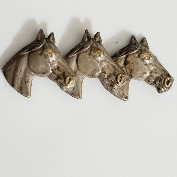 Vintage Jewelry Vintage Horse Brooch Pin Kentucky Derby Race Equestrian Vtg 5s 60s Estate